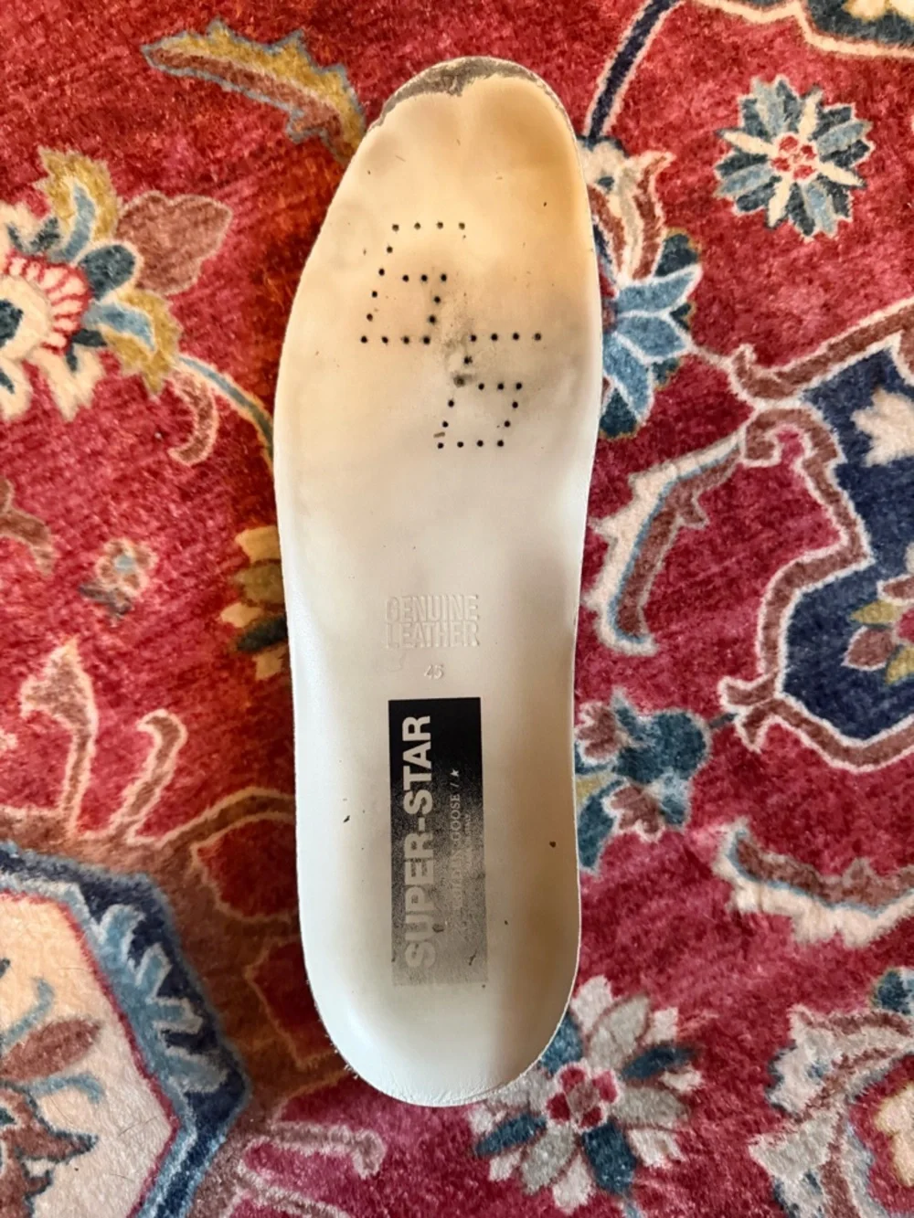 Golden Goose Men’s Superstar Gray Suede Sneakers Size 45 - Picture 10 of 11